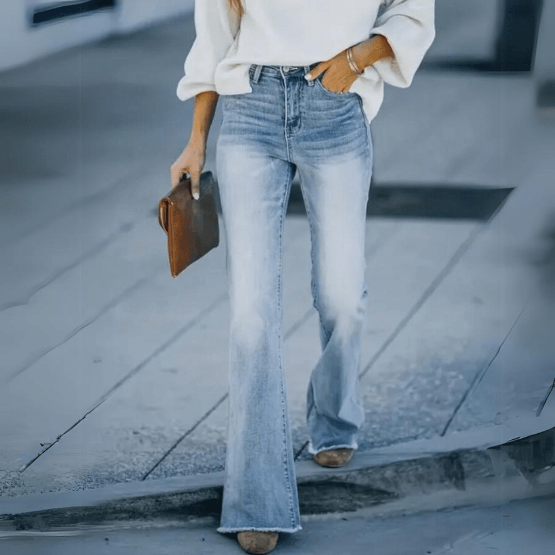 Joanne | Jeans bohemien elasticizzati